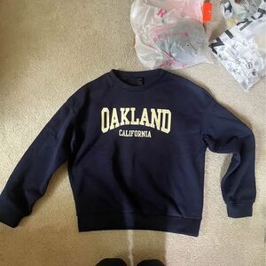 Oakland California Navy Blue Sweatshirt